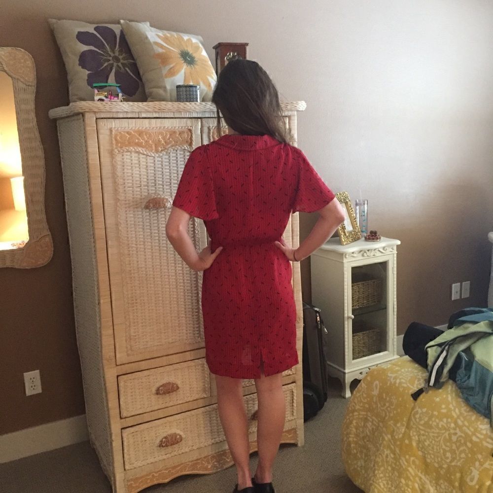 Vintage Collared Mini Dress - Picture 10 of 13